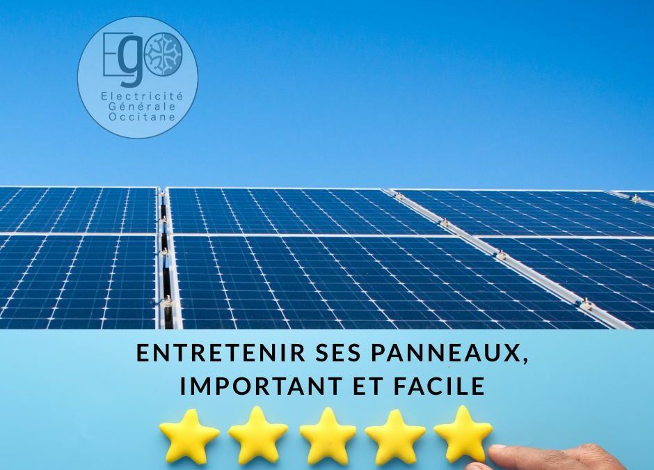 Quelques conseils d’entretien pour vos panneaux photovoltaïques